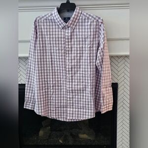 G George Men's LS Button Down Shirt, EUC, Size: XL (46-48)